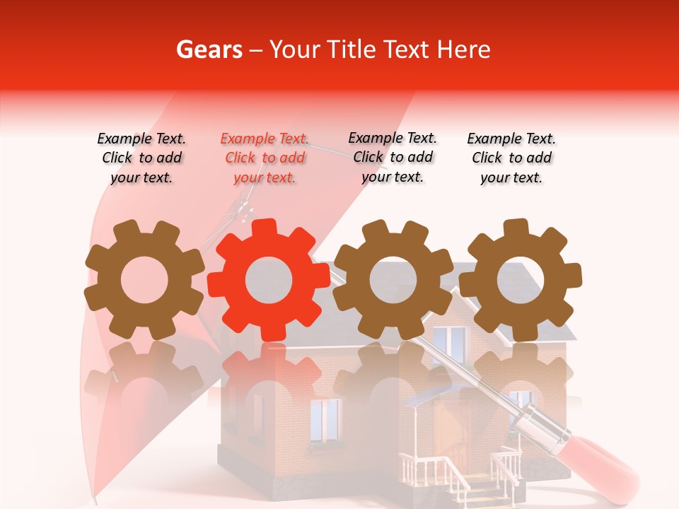 Building Roof Opened PowerPoint Template