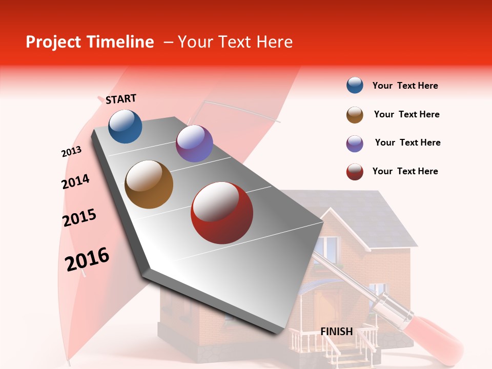 Building Roof Opened PowerPoint Template
