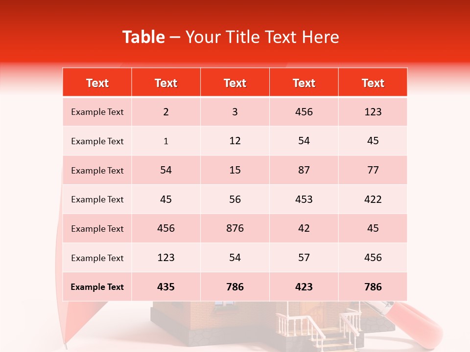 Building Roof Opened PowerPoint Template