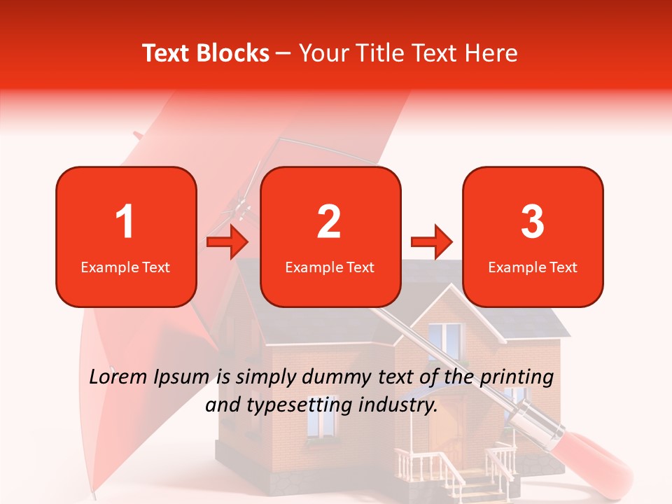 Building Roof Opened PowerPoint Template