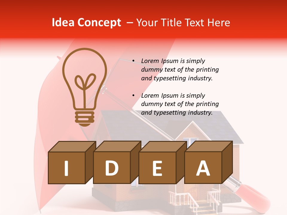 Building Roof Opened PowerPoint Template