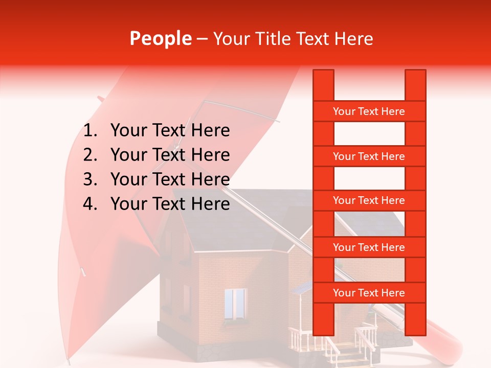 Building Roof Opened PowerPoint Template