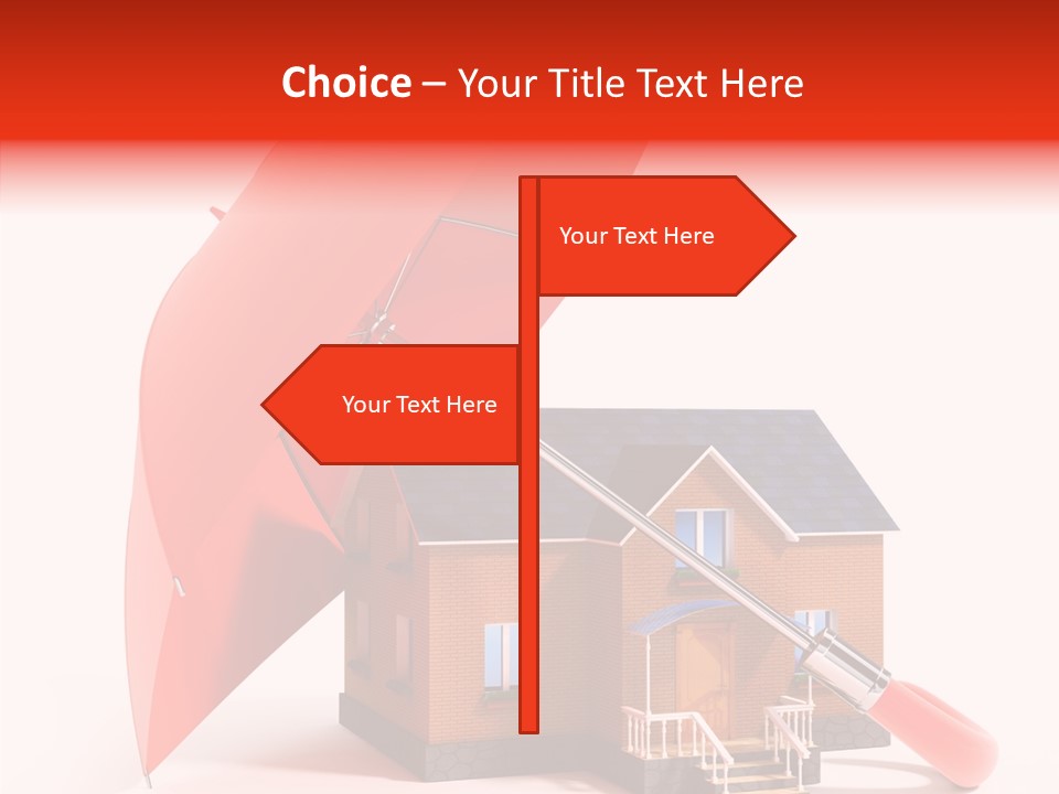 Building Roof Opened PowerPoint Template