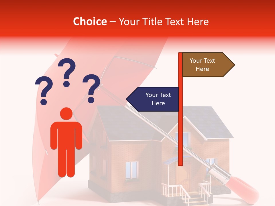 Building Roof Opened PowerPoint Template