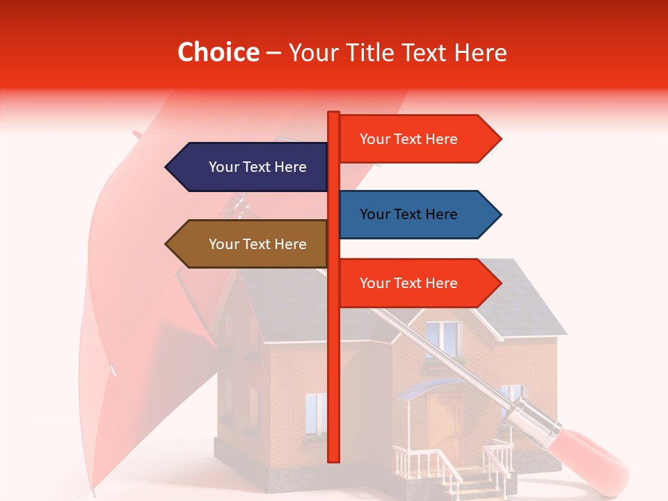 Building Roof Opened PowerPoint Template