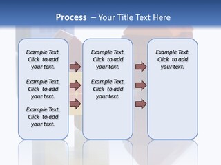 Metaphor Investor Shape PowerPoint Template