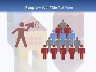 Metaphor Investor Shape PowerPoint Template