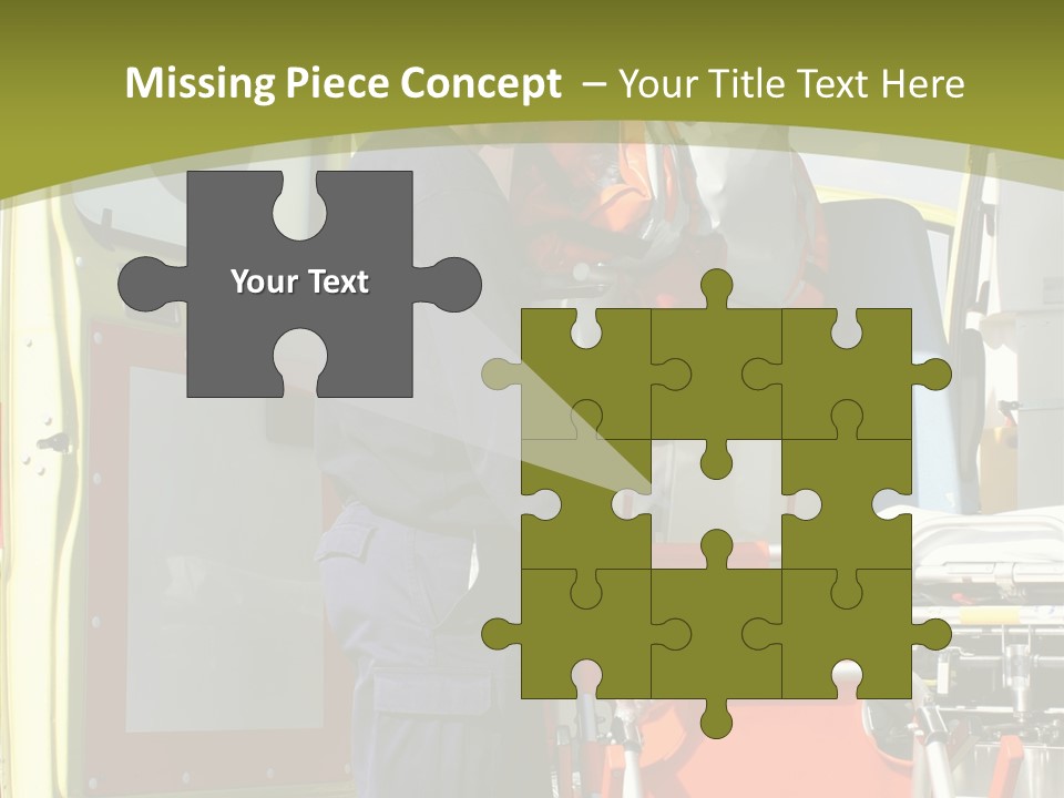 Red Glove Recovery PowerPoint Template