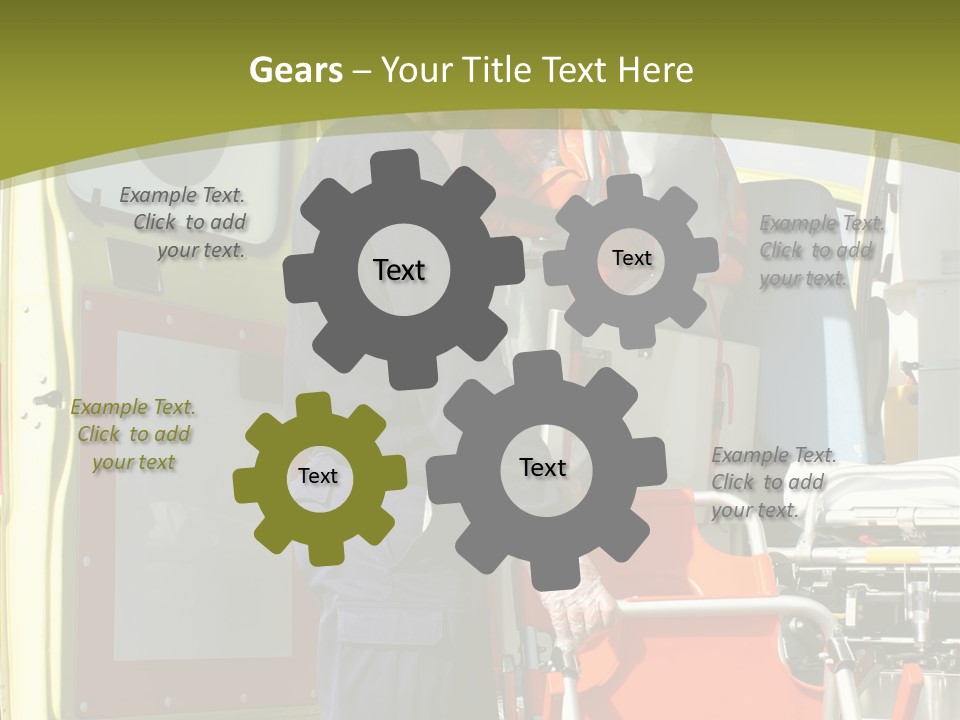 Red Glove Recovery PowerPoint Template