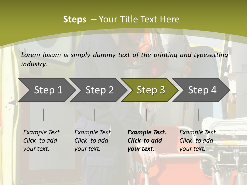 Red Glove Recovery PowerPoint Template