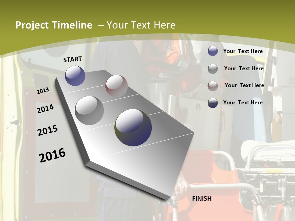 Red Glove Recovery PowerPoint Template