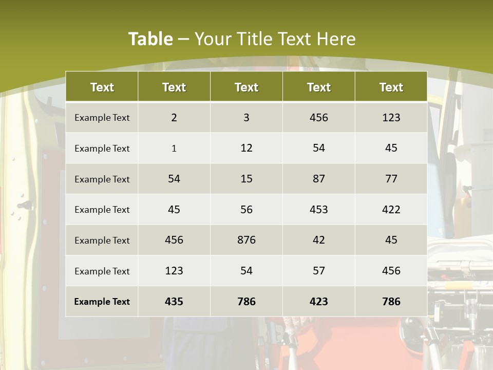 Red Glove Recovery PowerPoint Template