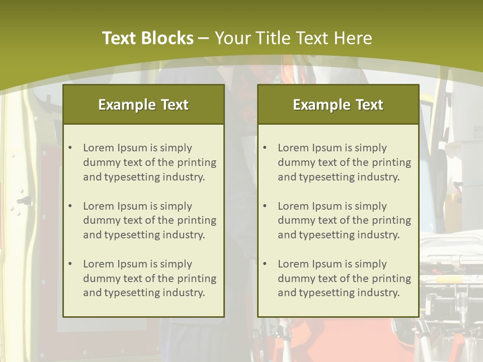 Red Glove Recovery PowerPoint Template