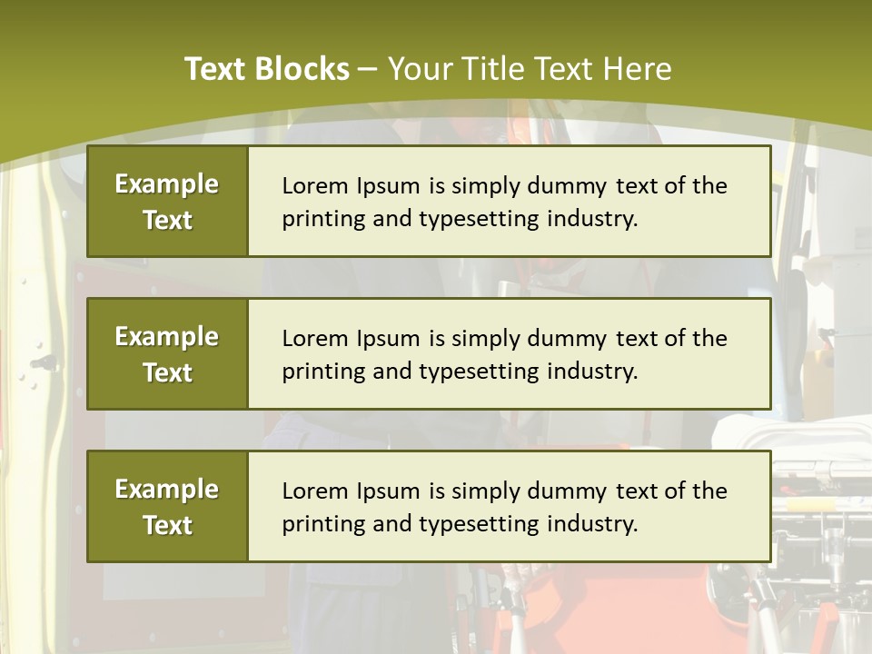 Red Glove Recovery PowerPoint Template