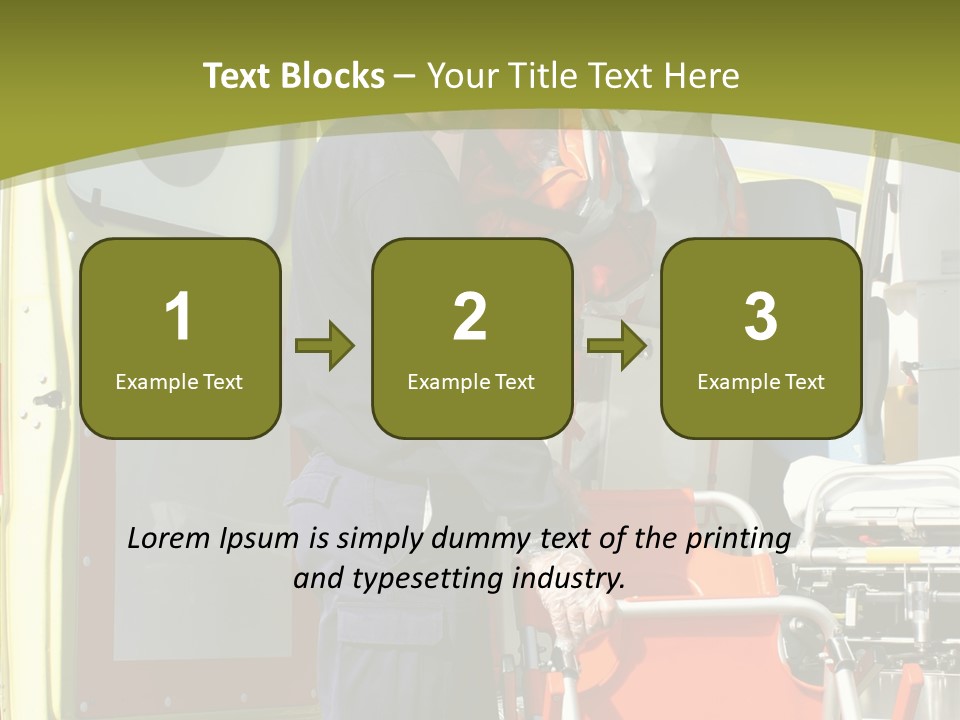 Red Glove Recovery PowerPoint Template