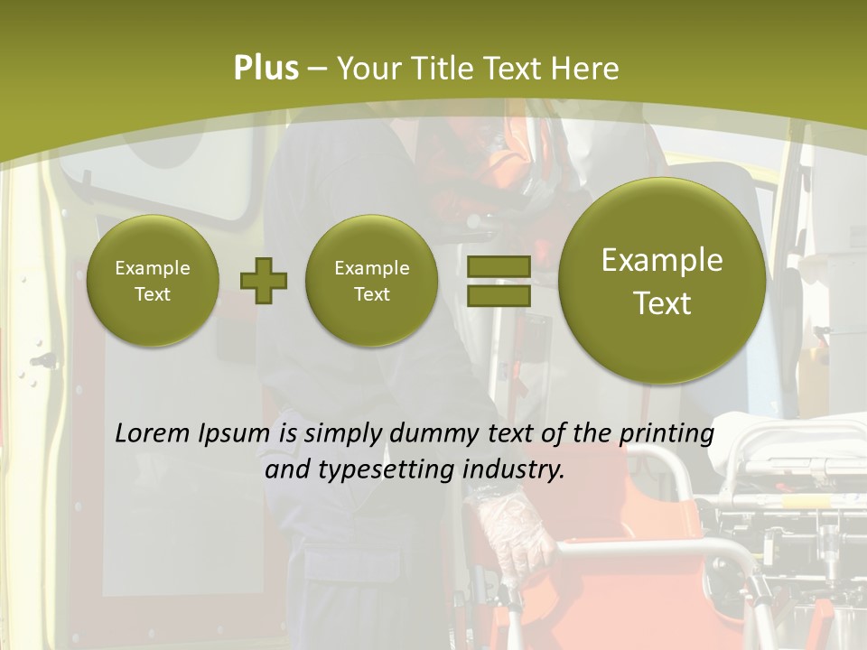 Red Glove Recovery PowerPoint Template