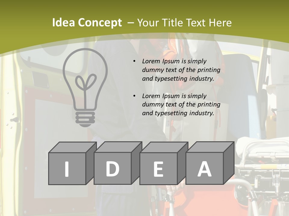 Red Glove Recovery PowerPoint Template