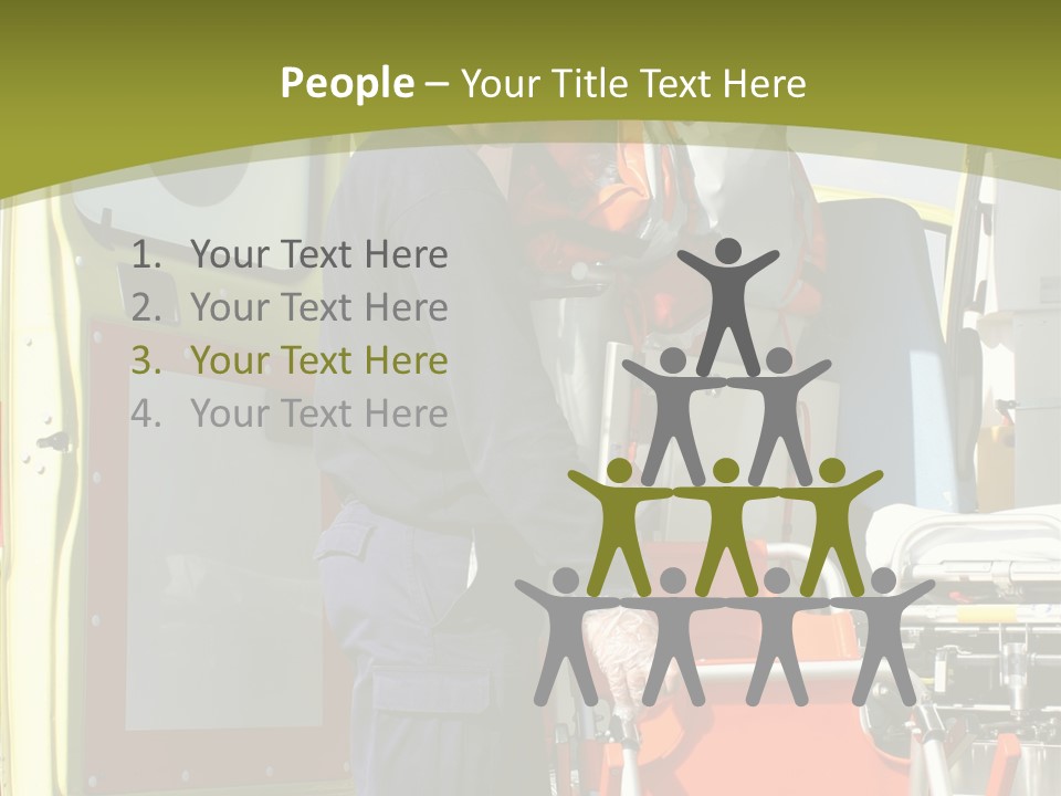 Red Glove Recovery PowerPoint Template