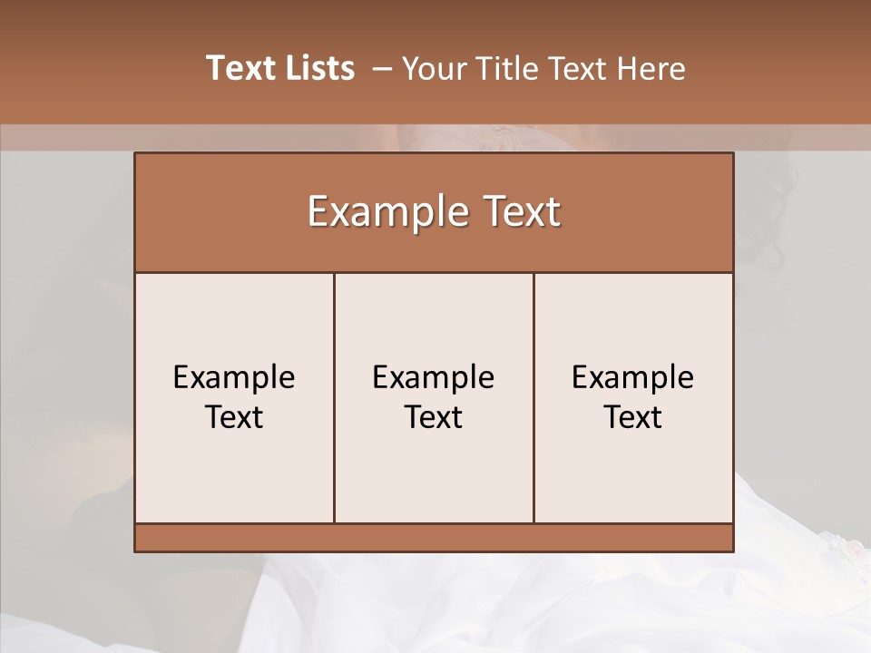 Lesbian Playmate Dona PowerPoint Template