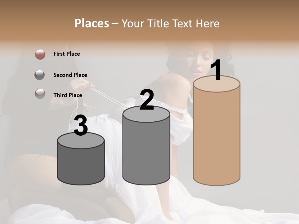 Attractive Clothes Sexual PowerPoint Template