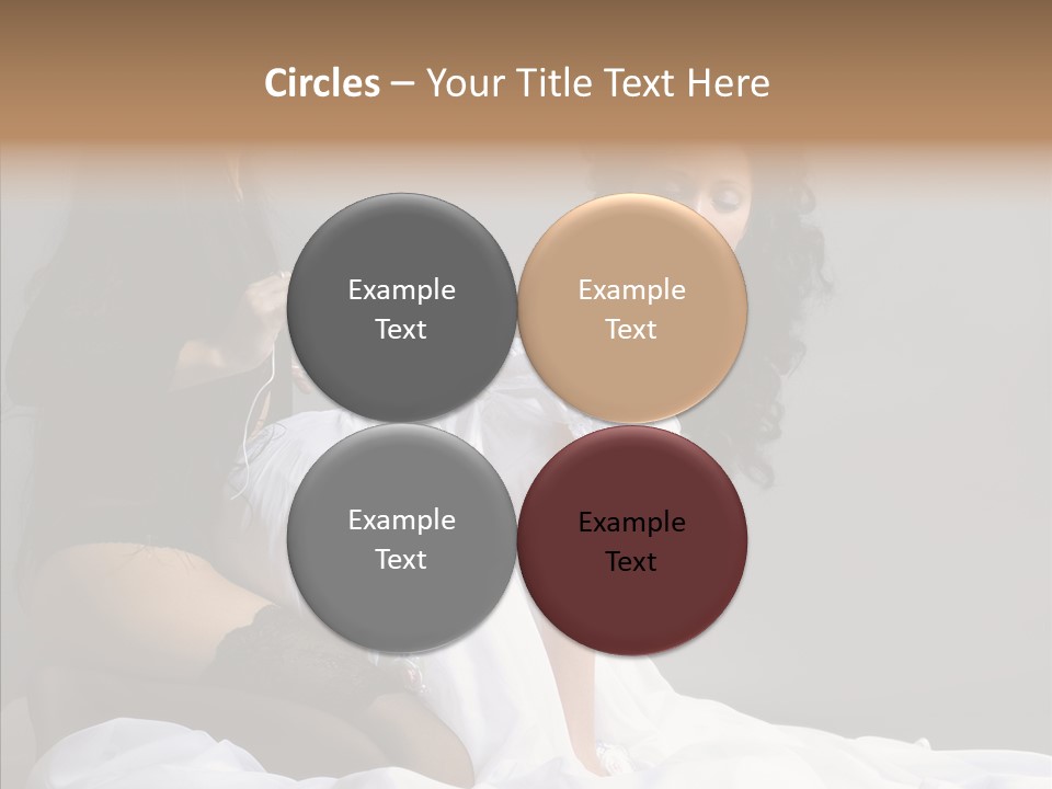 Attractive Clothes Sexual PowerPoint Template