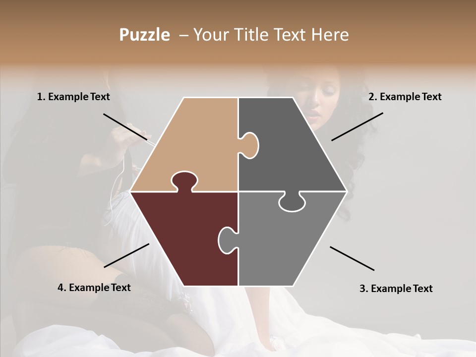 Attractive Clothes Sexual PowerPoint Template