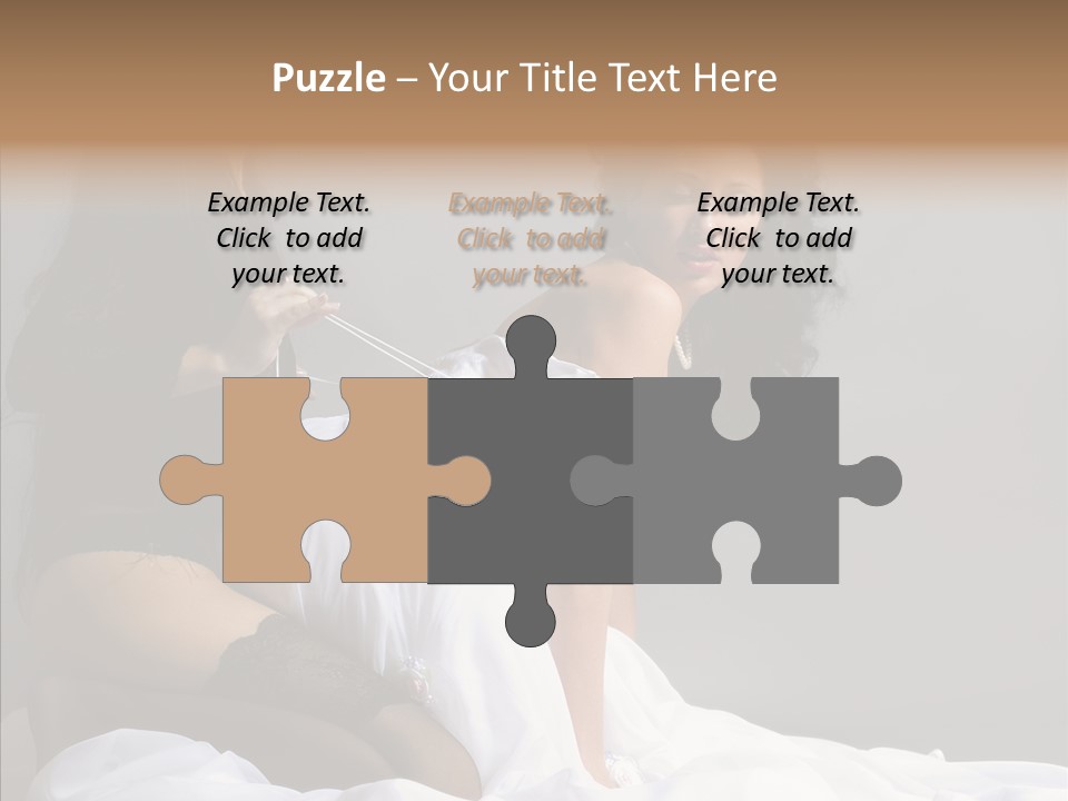 Attractive Clothes Sexual PowerPoint Template