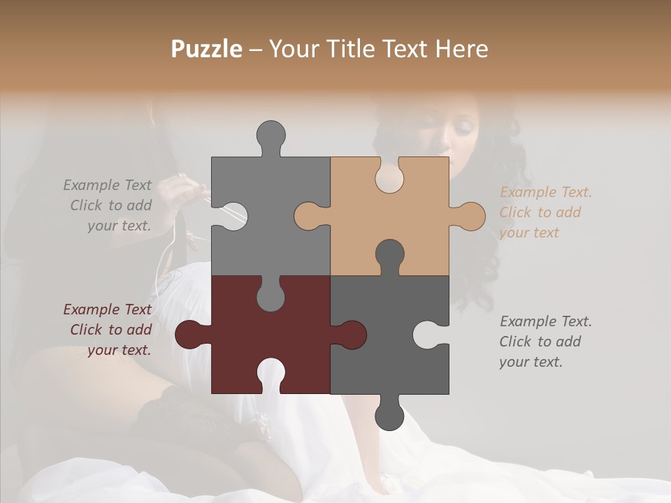 Attractive Clothes Sexual PowerPoint Template