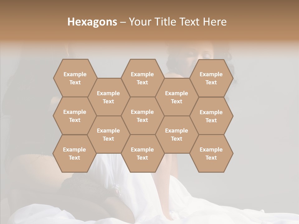 Attractive Clothes Sexual PowerPoint Template