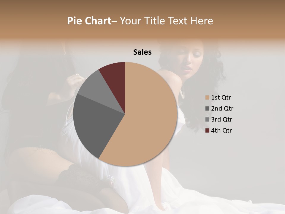 Attractive Clothes Sexual PowerPoint Template