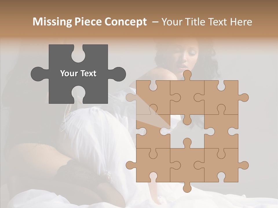 Attractive Clothes Sexual PowerPoint Template