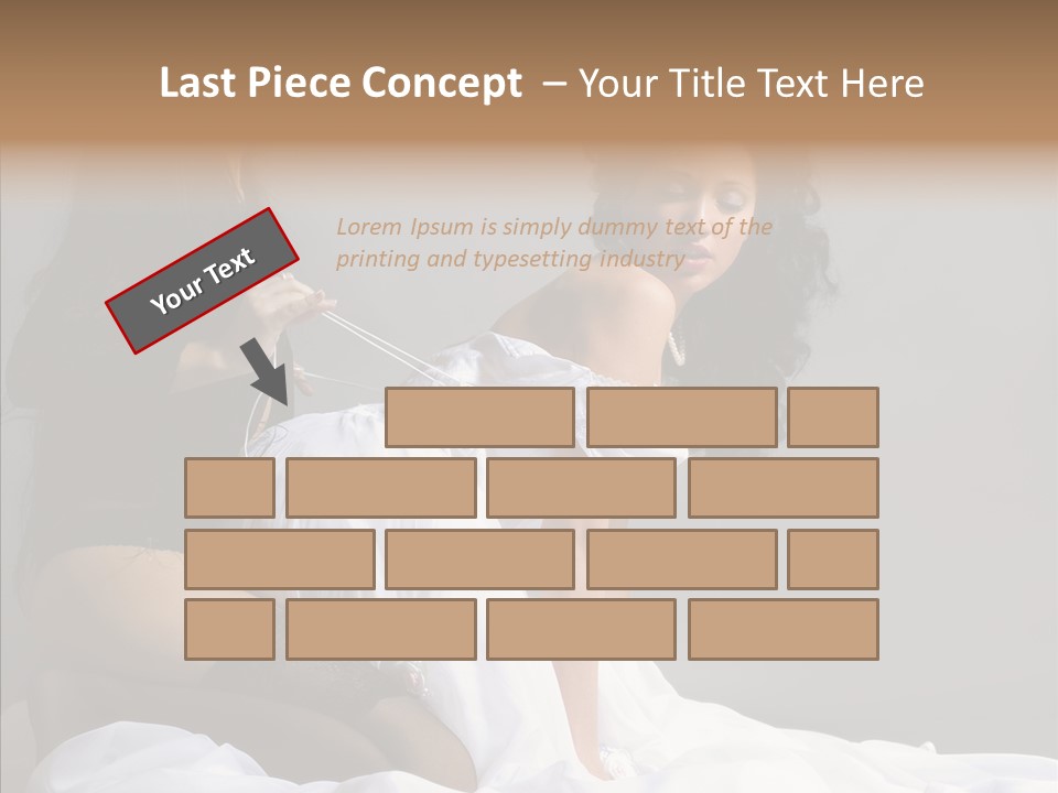 Attractive Clothes Sexual PowerPoint Template