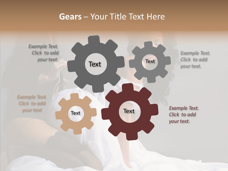 Attractive Clothes Sexual PowerPoint Template