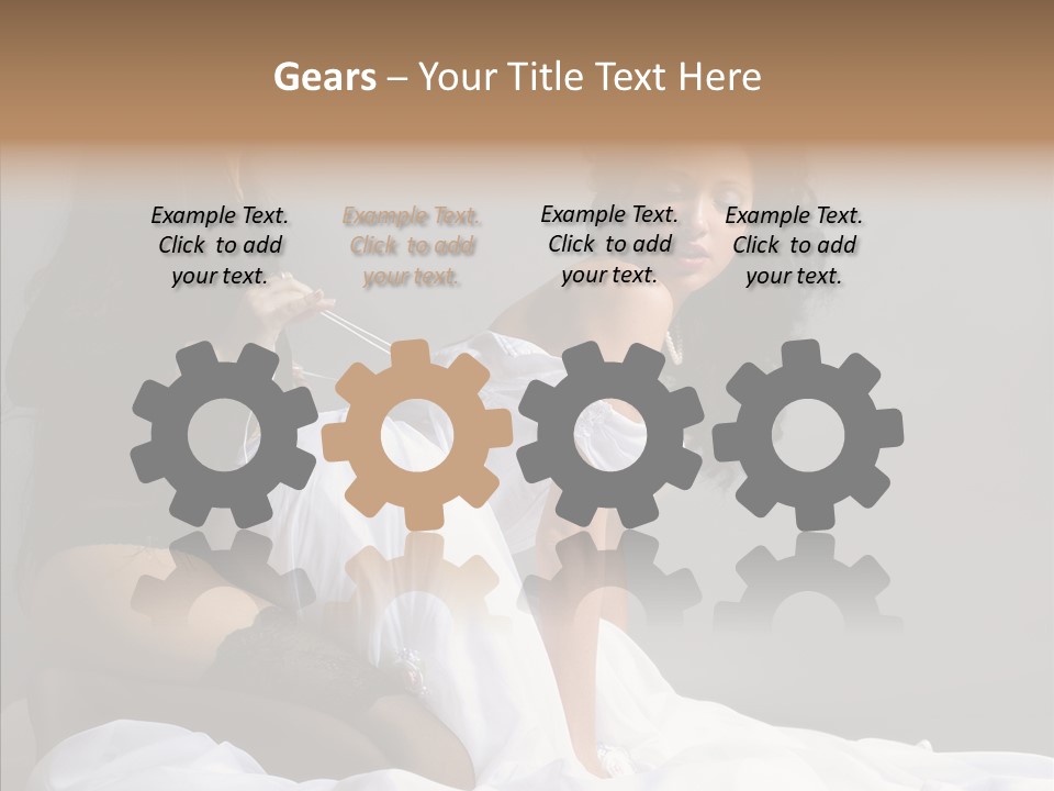 Attractive Clothes Sexual PowerPoint Template