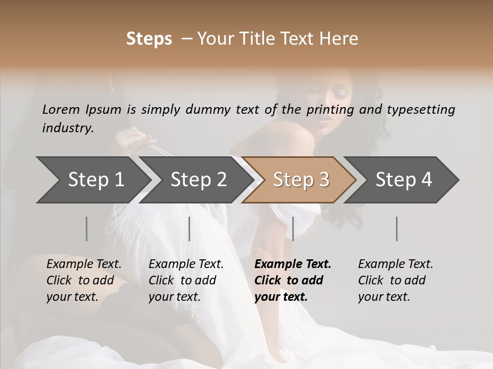 Attractive Clothes Sexual PowerPoint Template