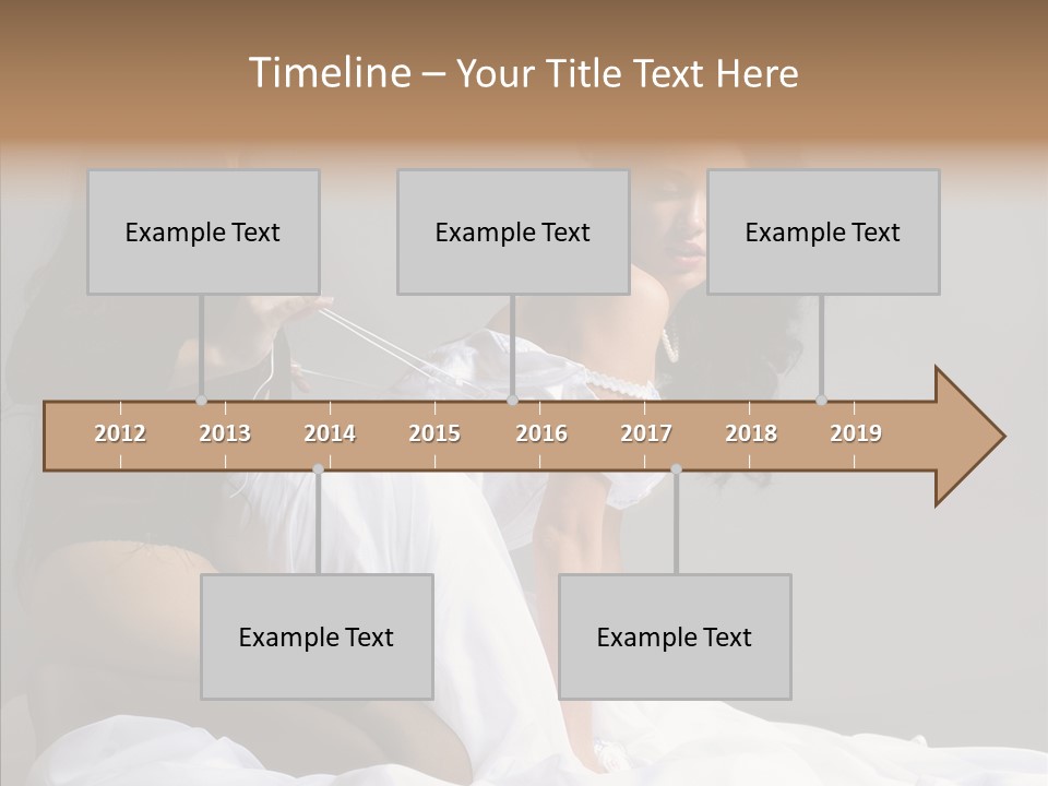 Attractive Clothes Sexual PowerPoint Template