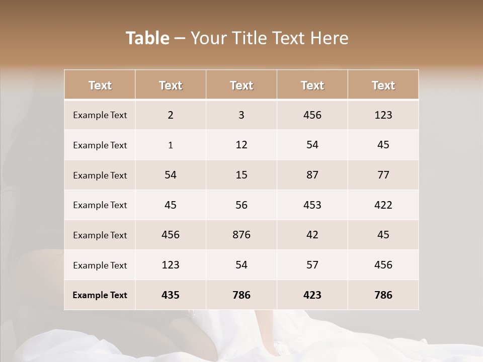 Attractive Clothes Sexual PowerPoint Template