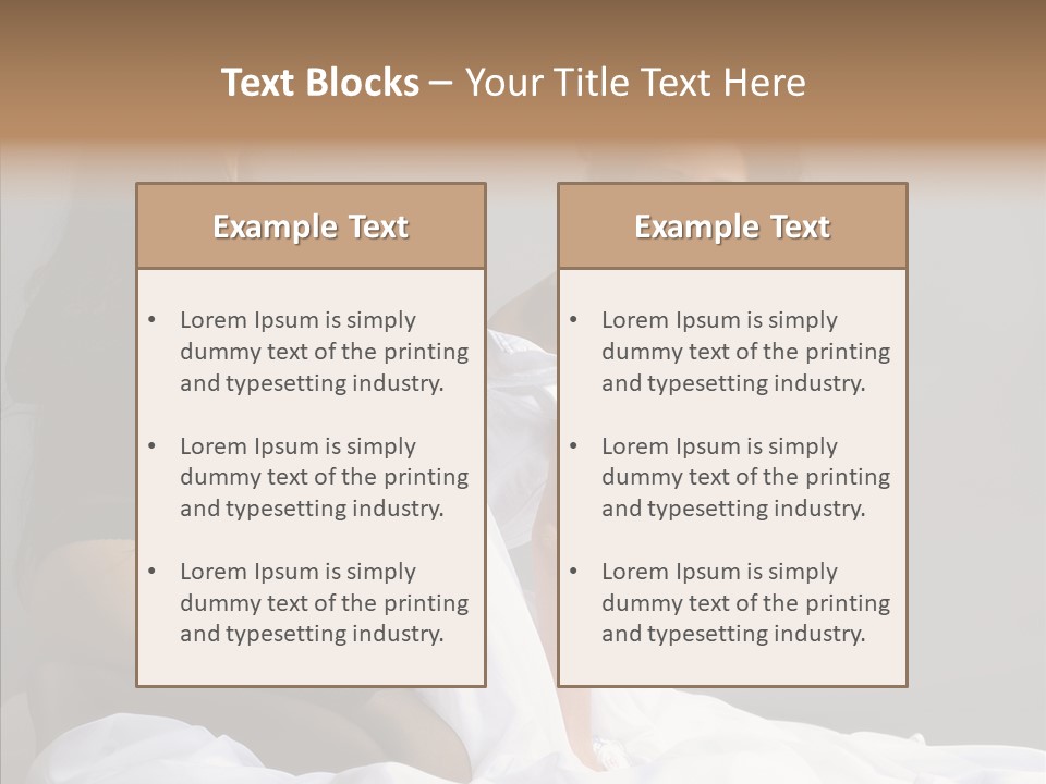 Attractive Clothes Sexual PowerPoint Template