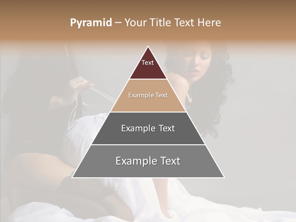 Attractive Clothes Sexual PowerPoint Template