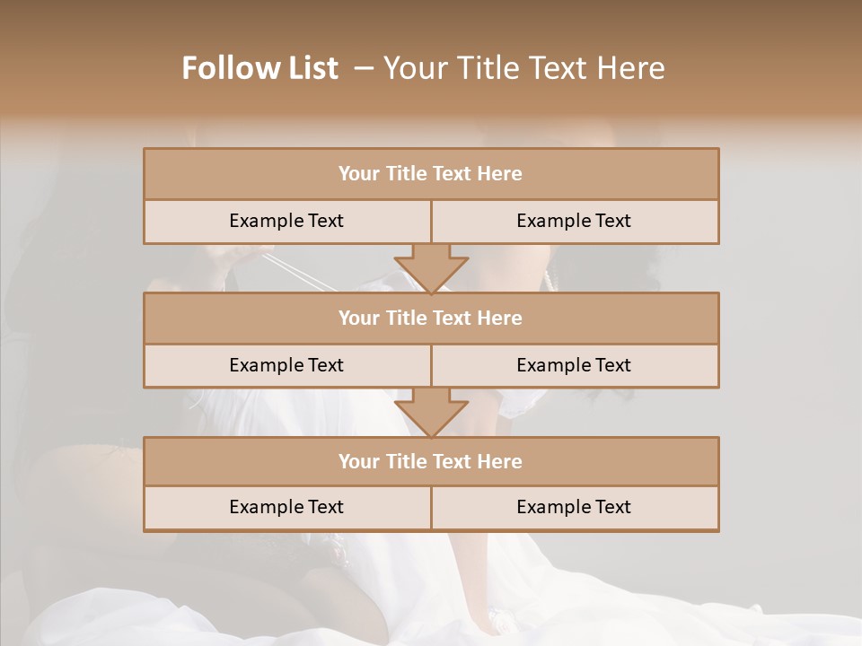 Attractive Clothes Sexual PowerPoint Template