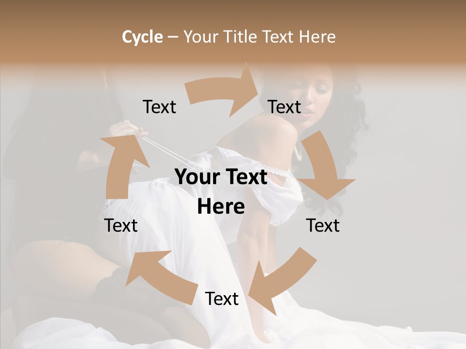 Attractive Clothes Sexual PowerPoint Template