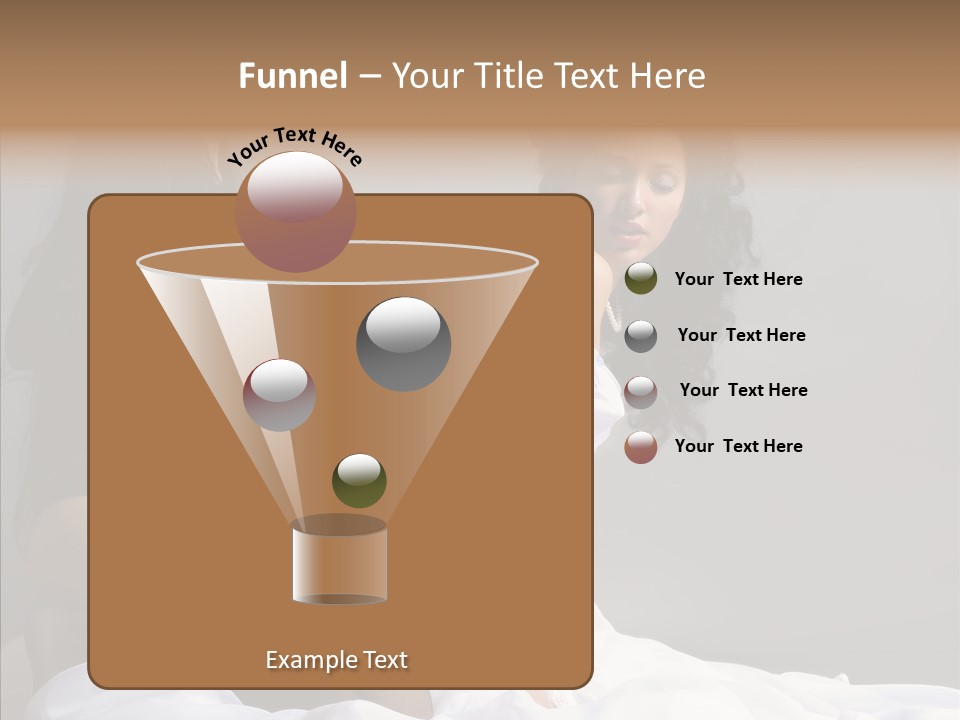 Attractive Clothes Sexual PowerPoint Template