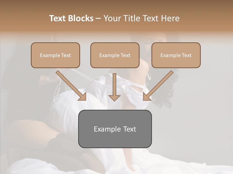 Attractive Clothes Sexual PowerPoint Template