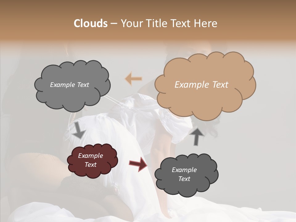 Attractive Clothes Sexual PowerPoint Template