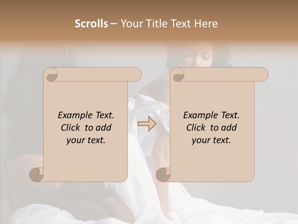 Attractive Clothes Sexual PowerPoint Template