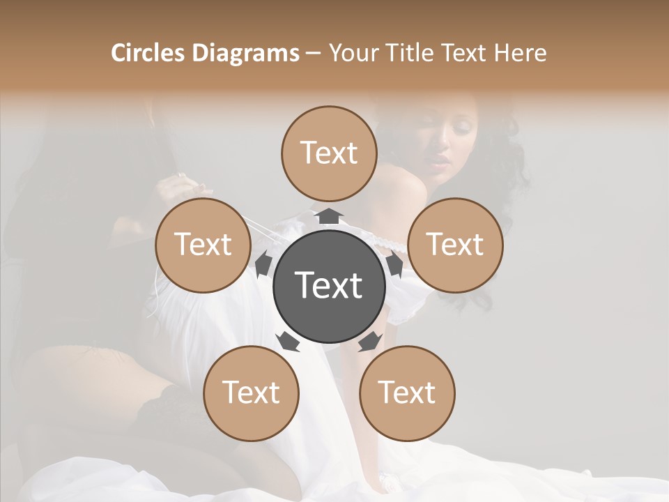 Attractive Clothes Sexual PowerPoint Template