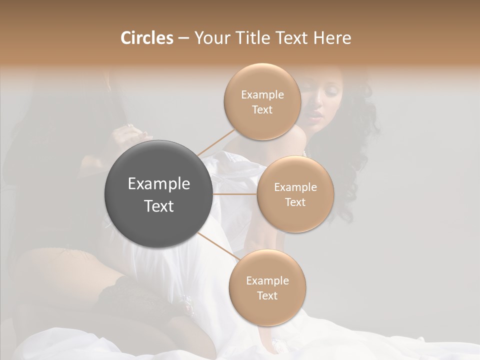 Attractive Clothes Sexual PowerPoint Template