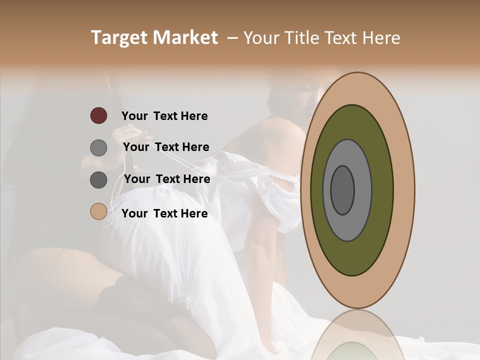 Attractive Clothes Sexual PowerPoint Template