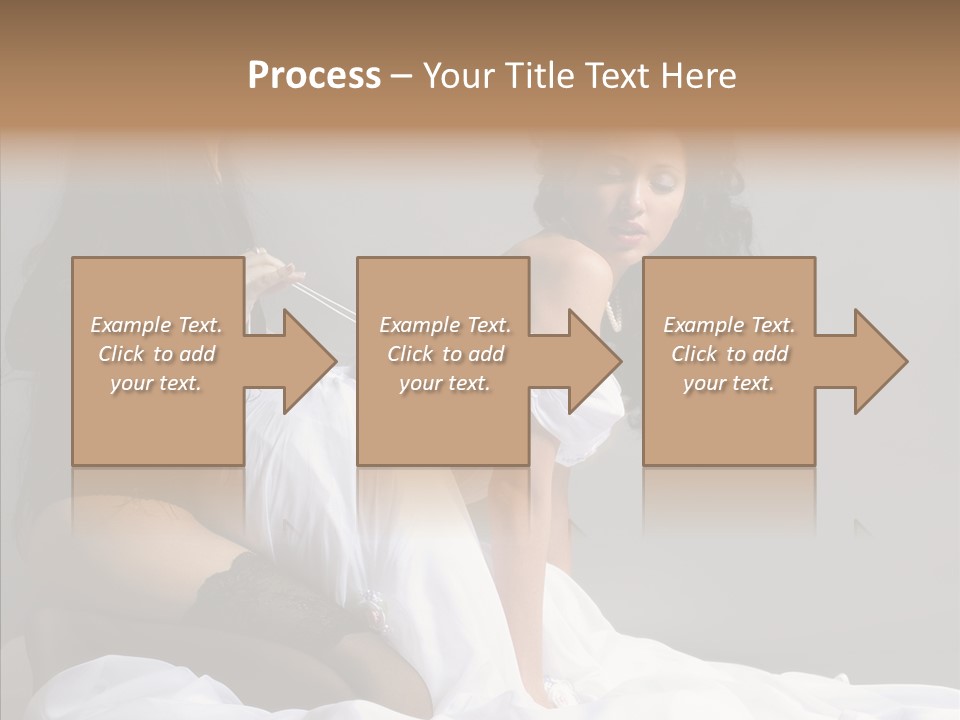 Attractive Clothes Sexual PowerPoint Template