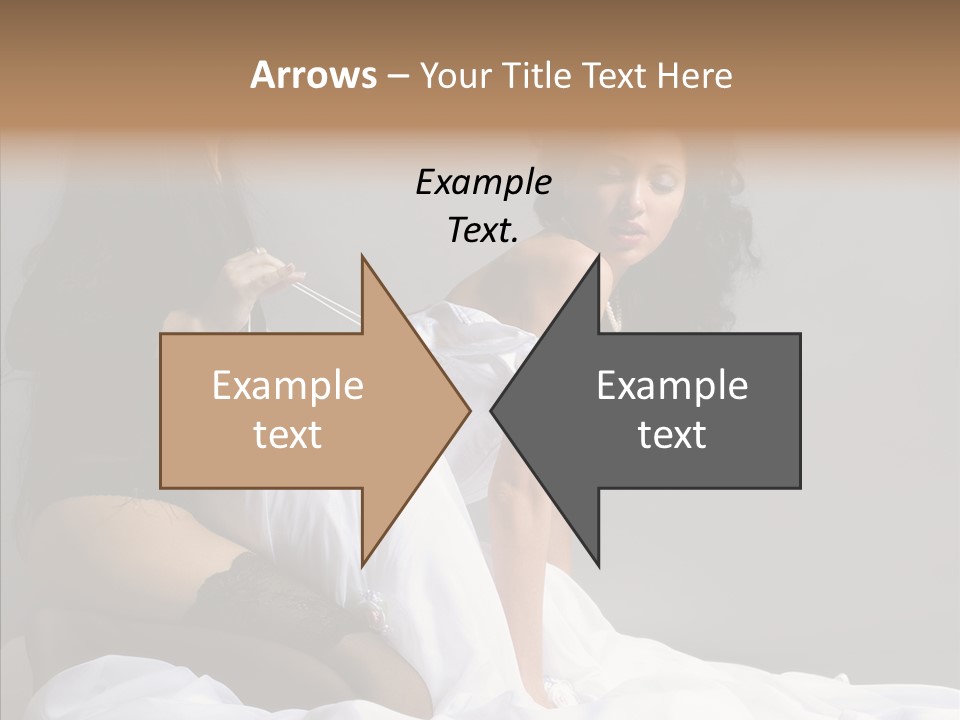 Attractive Clothes Sexual PowerPoint Template